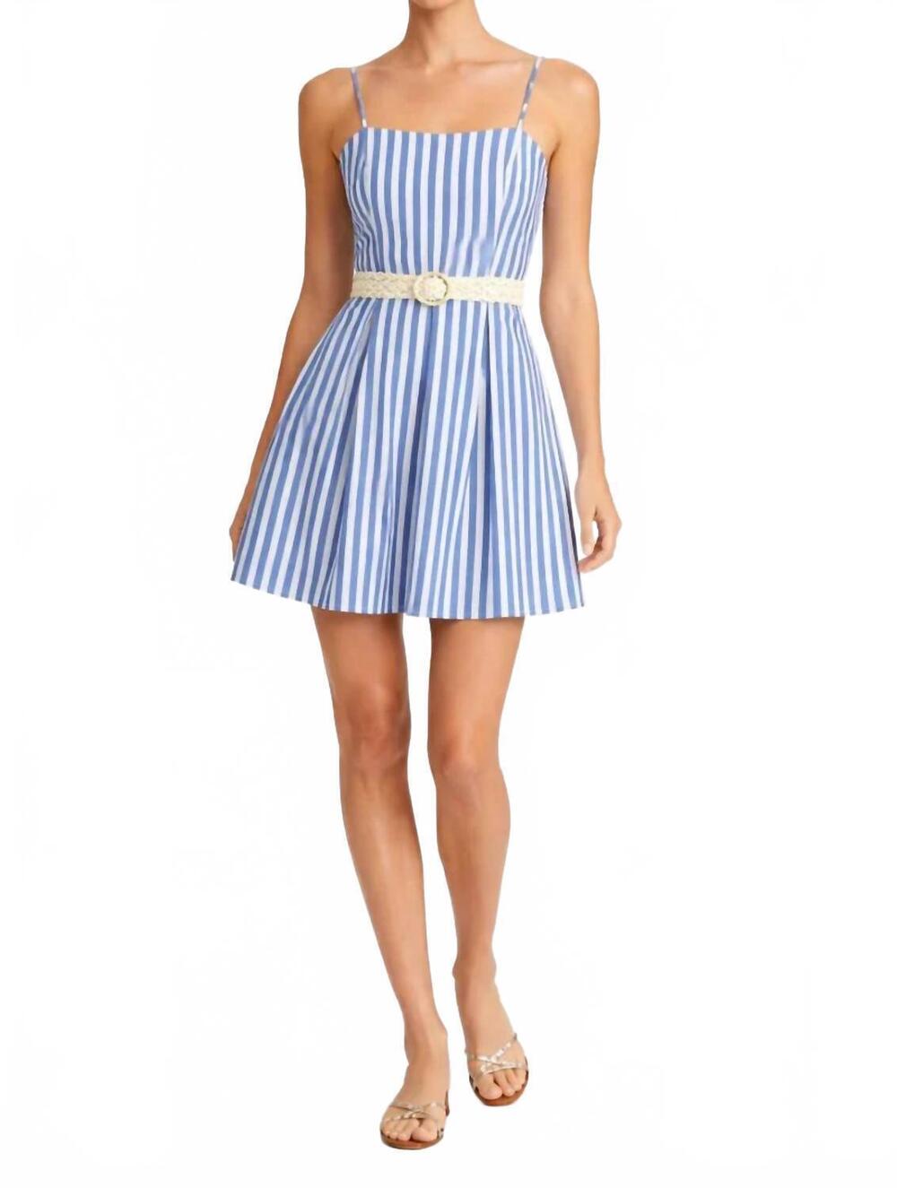 NEW ANNA CATE megan mini dress in blue